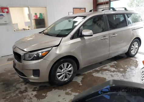 2016 Kia Sedona Lx z USA, uszkodzony, nr VIN KNDMB5C19G6098417